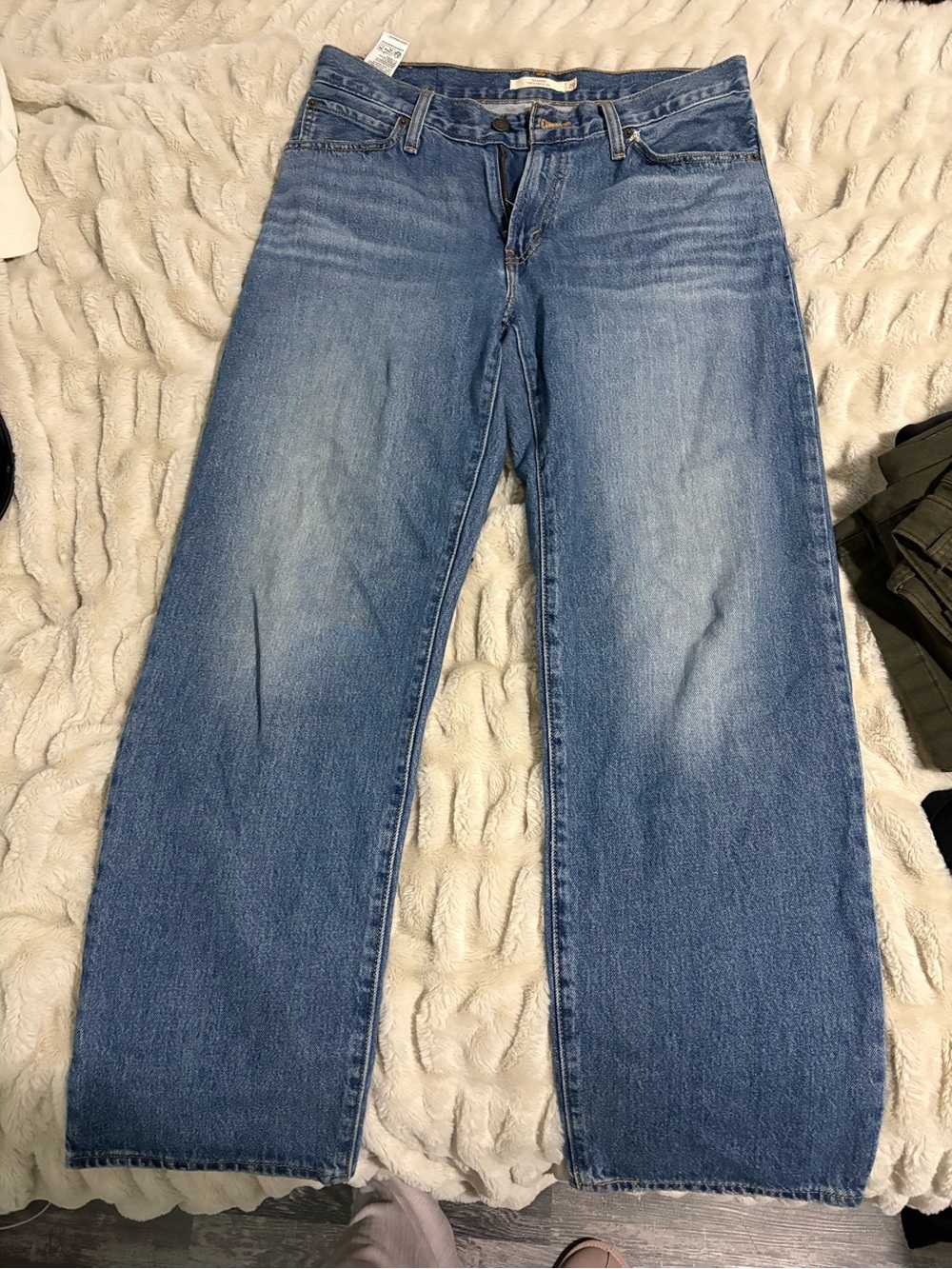 Levi's 94 baggy Women's Straight-Leg Blue Jeans